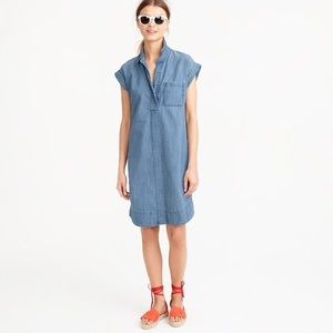 J. Crew Chambray Shirtdress